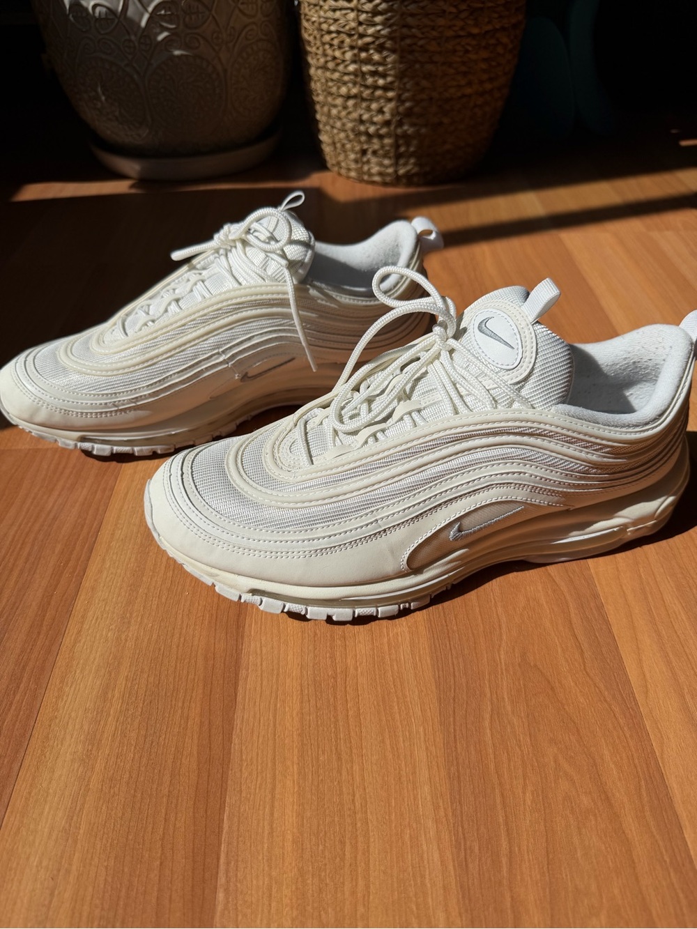 Nike Air Max 97 Triple White Men’s Size 12 Sneakers